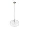 Z-Lite Harmony 1 Light Pendant, Brushed Nickel & Clear 486P14-BN - alternate 5